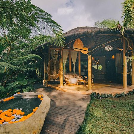 Hideout Eco Bamboo House Bali Villa Selat Eksteriør billede