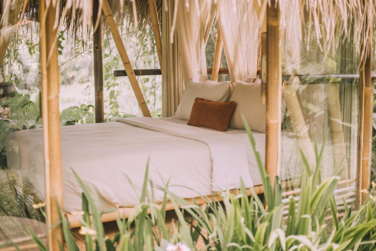Hideout Eco Bamboo House Bali Villa Selat Eksteriør billede