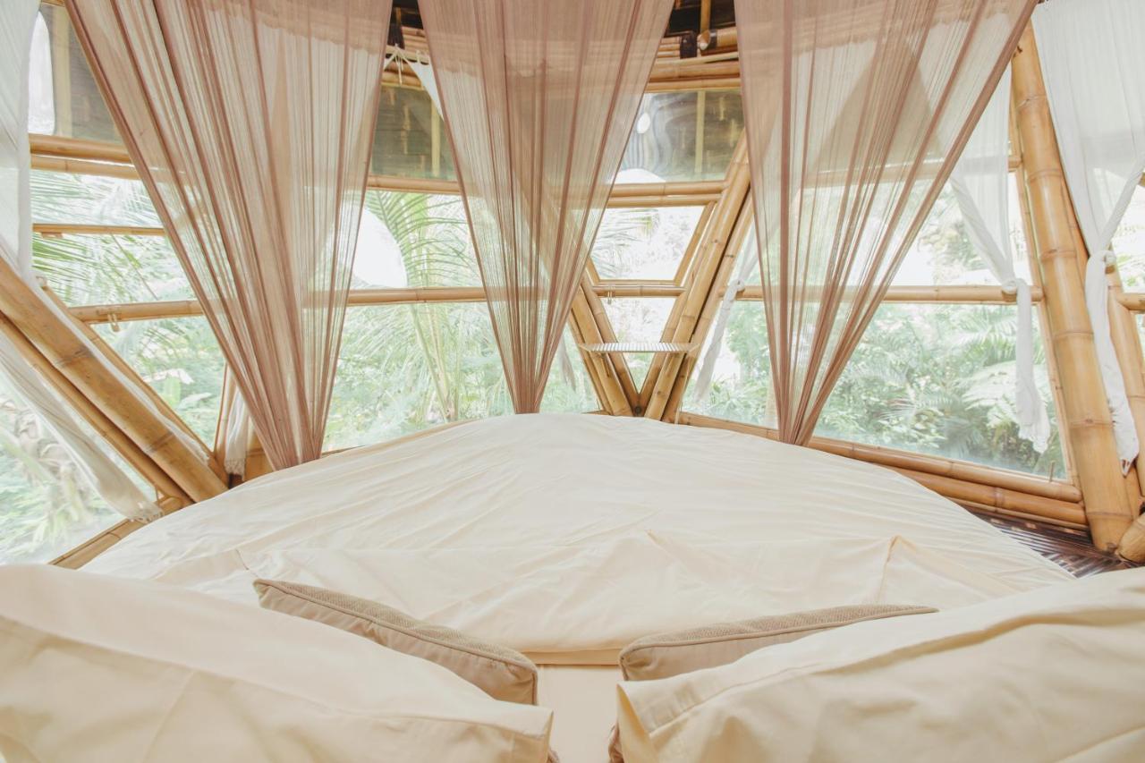 Hideout Eco Bamboo House Bali Villa Selat Eksteriør billede