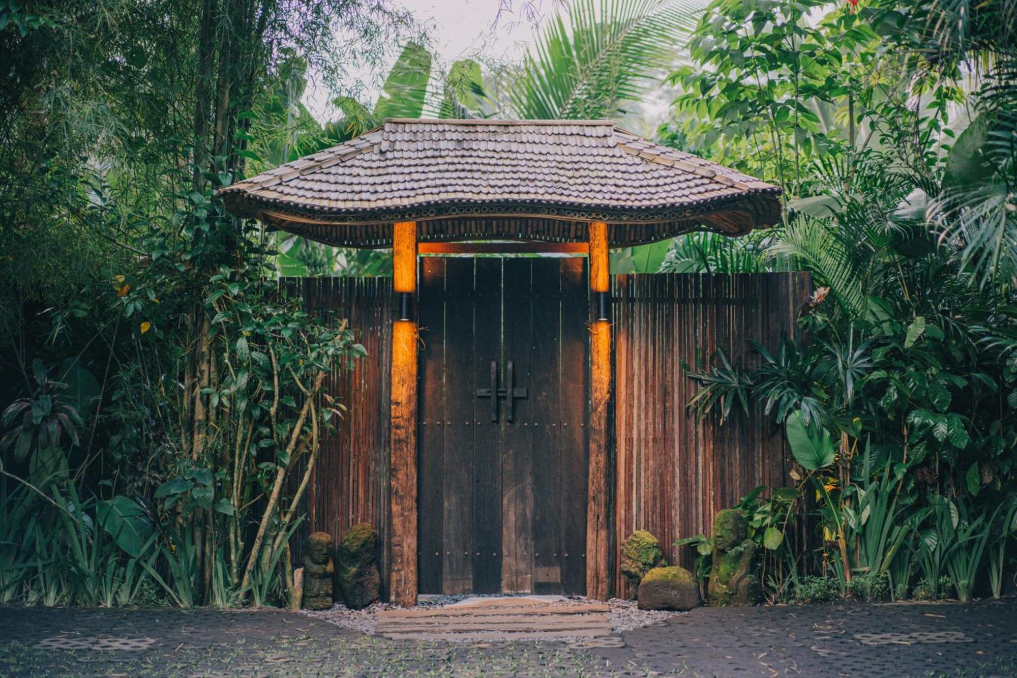 Hideout Eco Bamboo House Bali Villa Selat Eksteriør billede