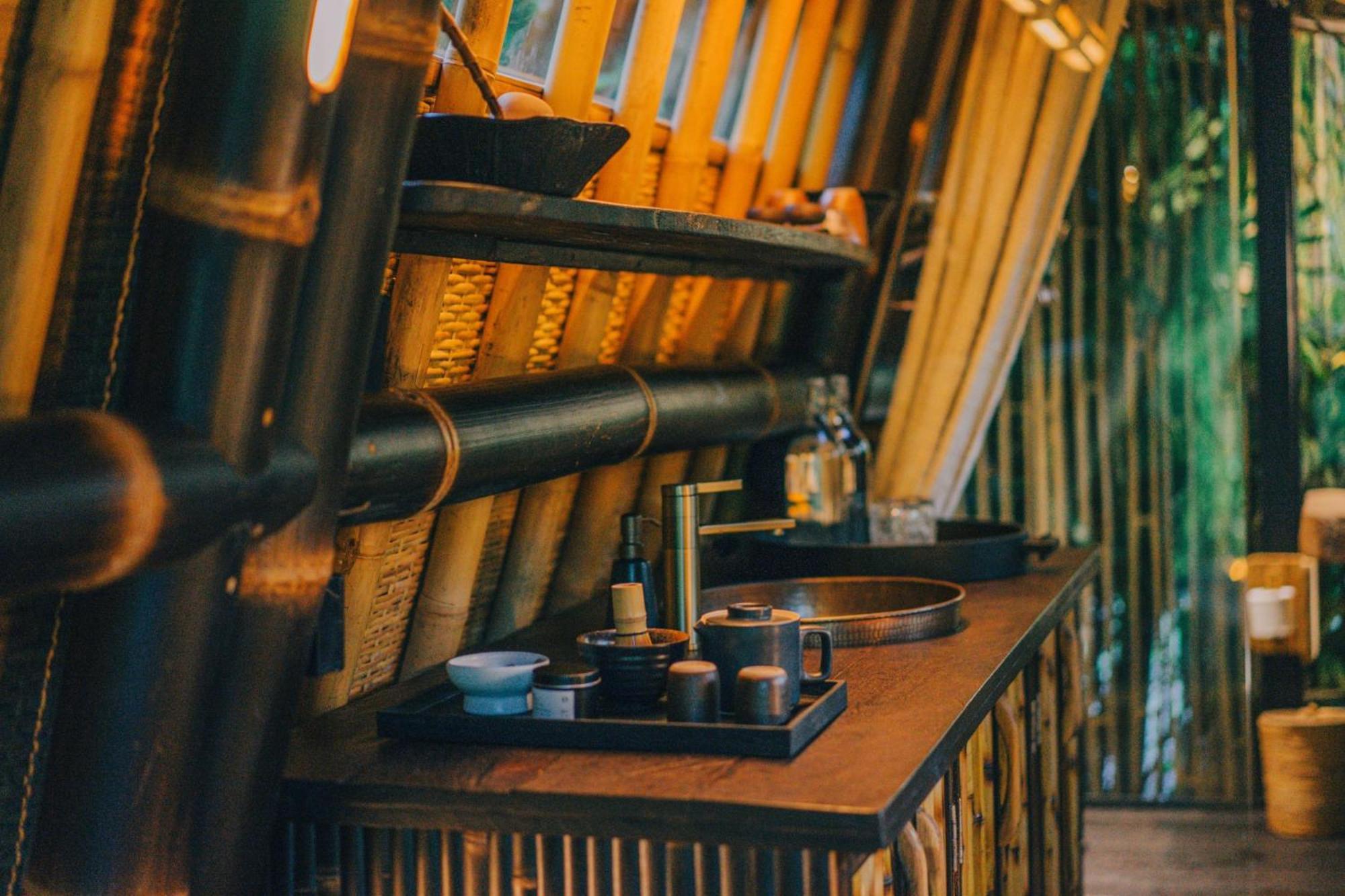 Hideout Eco Bamboo House Bali Villa Selat Eksteriør billede