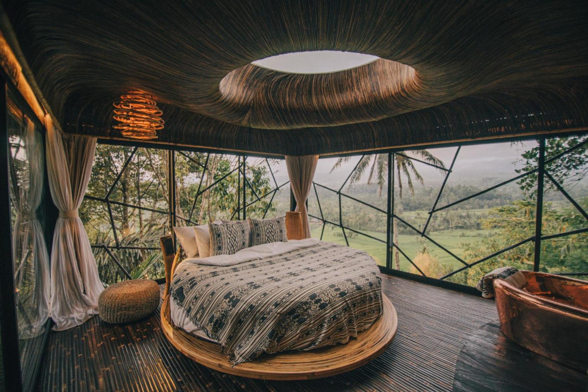 Hideout Eco Bamboo House Bali Villa Selat Eksteriør billede