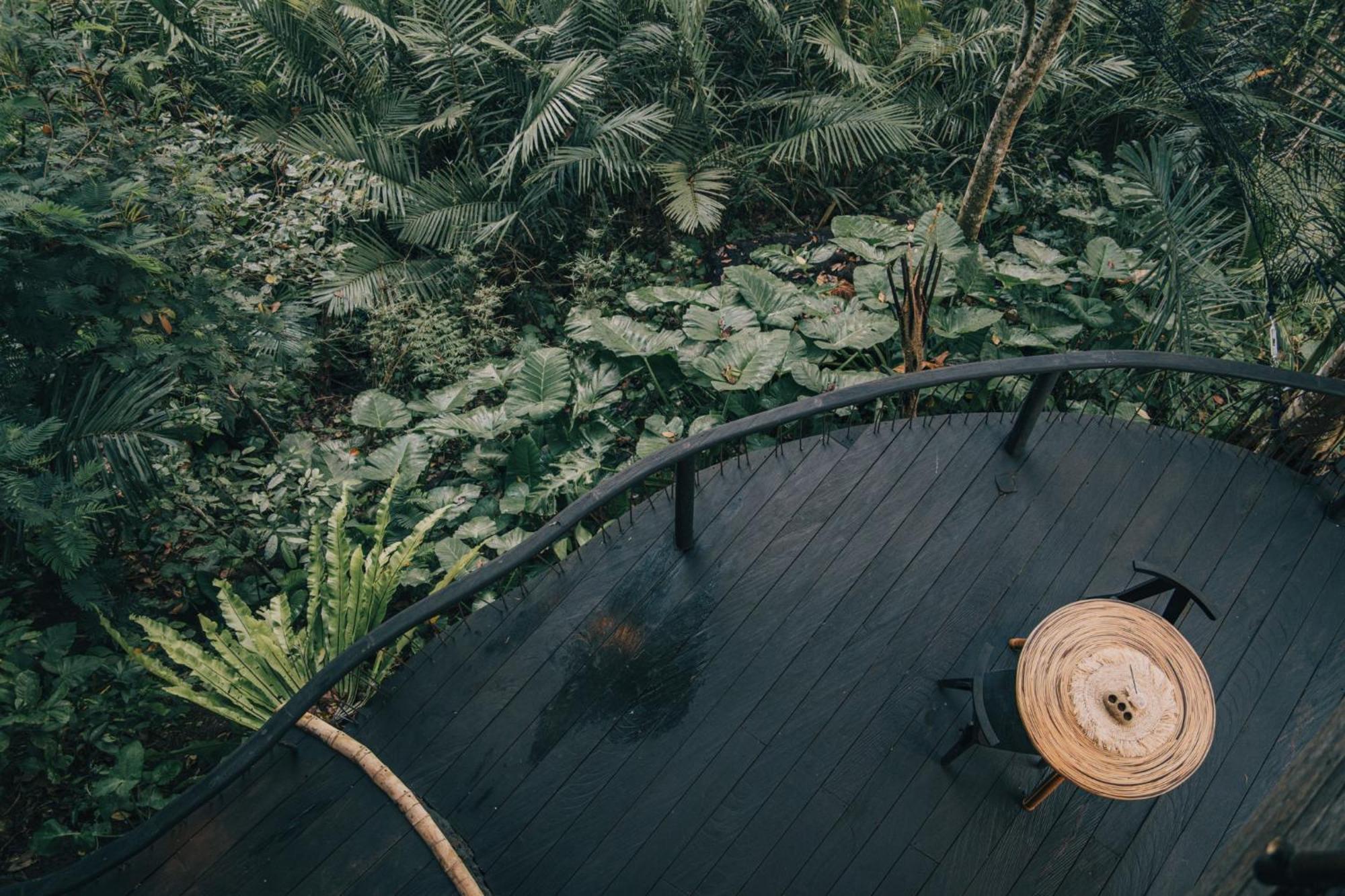 Hideout Eco Bamboo House Bali Villa Selat Værelse billede