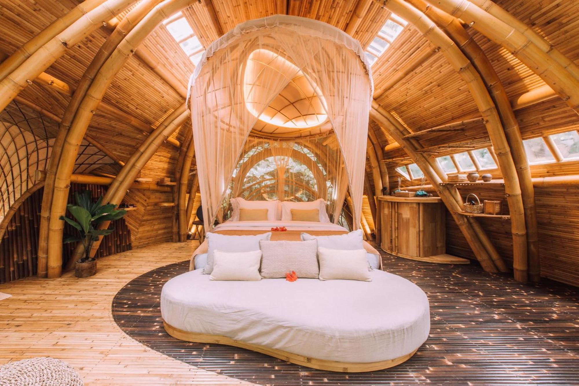 Hideout Eco Bamboo House Bali Villa Selat Eksteriør billede